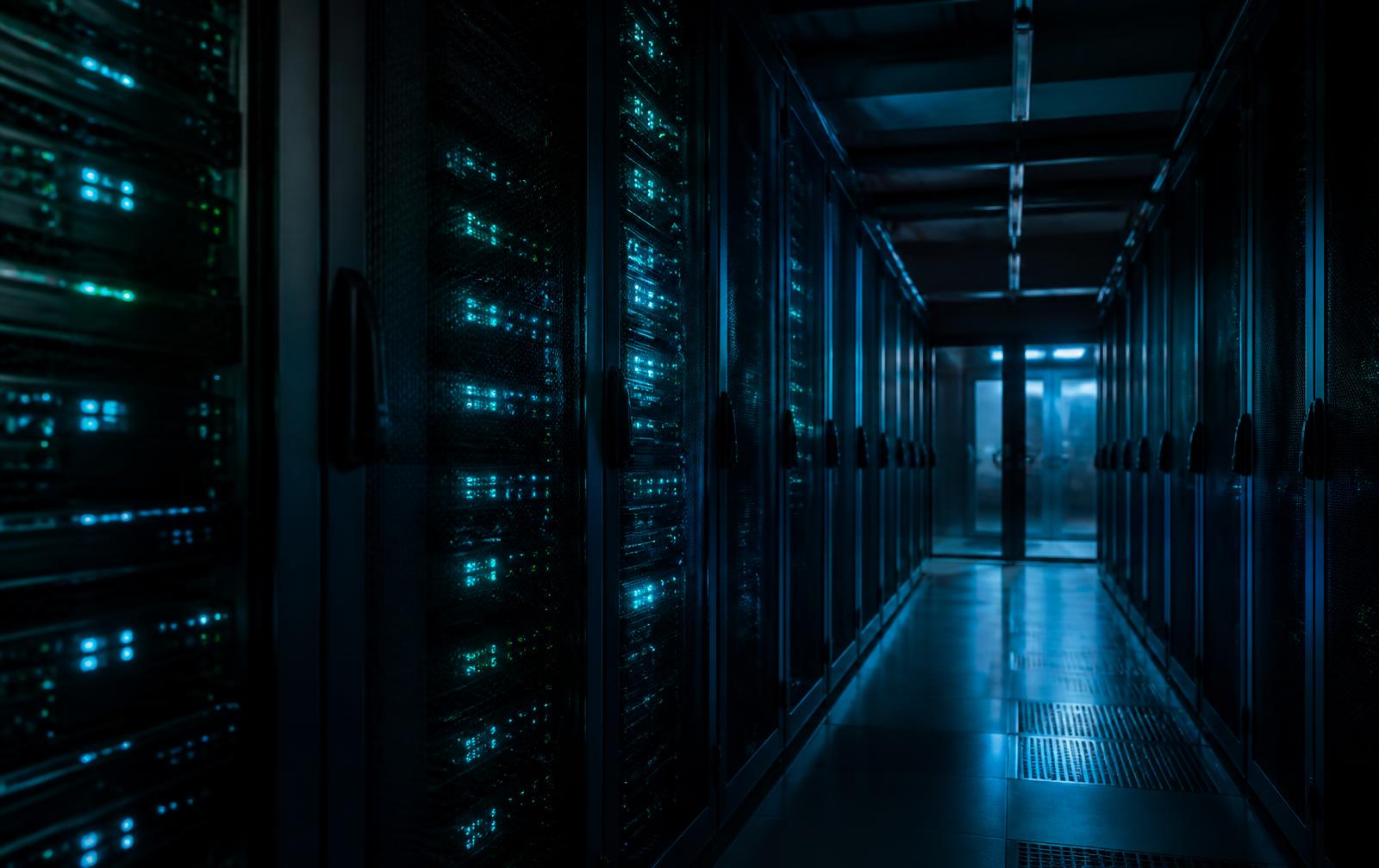 Racks de servidores utilizados pela Ativehost
